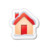 Xmas sticker home Icon